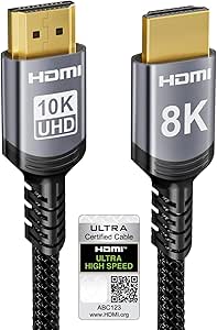 Aluguer de deleyCON 7,5 m 8 K Cabo HDMI 2.1