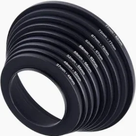 Aluguer de adaptador de filtro de alvo: 49 mm 52 mm 55 mm 58 mm 62 mm 67 mm 72 mm 82 mm