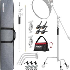 Aluguer de AMBITFUL Stainless Steel Heavy Duty C Stand, 150 - 320 cm